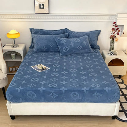 MonoFloral Milk Velvet Bedding