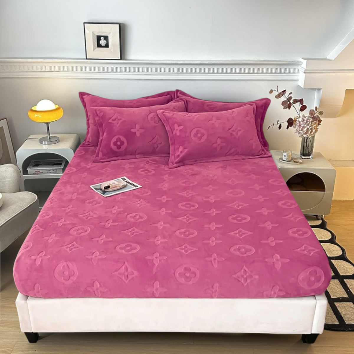 MonoFloral Milk Velvet Bedding