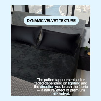 MonoFloral Milk Velvet Bedding